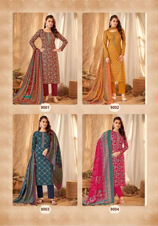 Kalki Vol 9 By Suryajyoti Printed Jam Satin Dress Material Wholesale Market In Surat